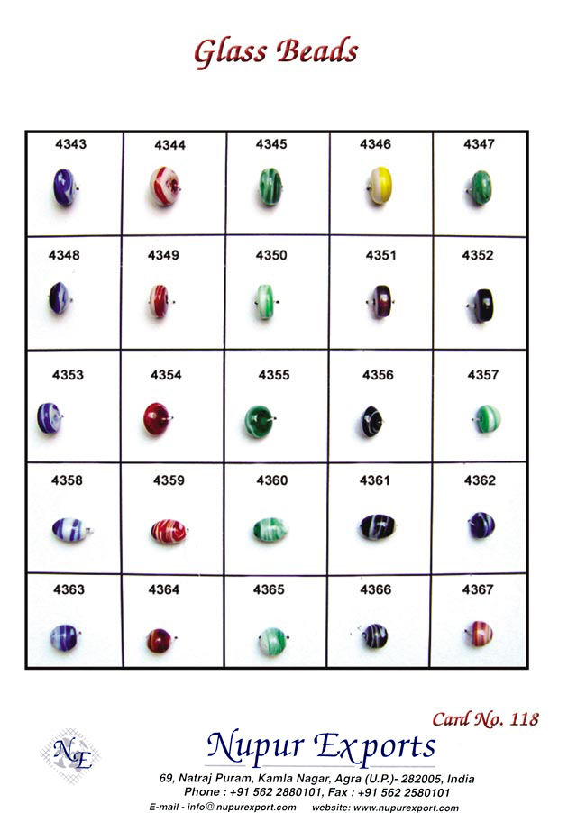 bead shapes and names