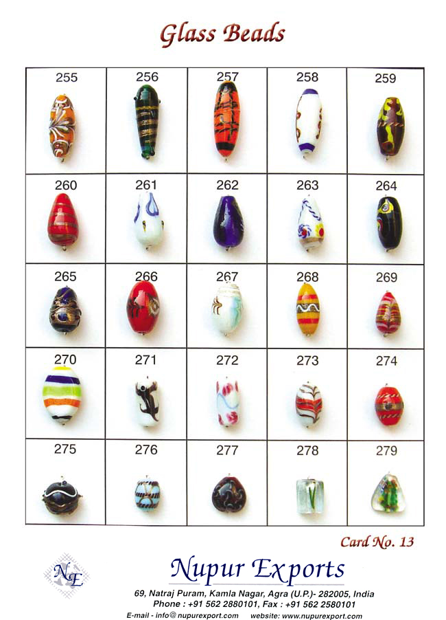 bead shapes and names