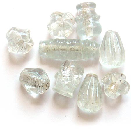 Mix Beads Big Hole (Transparent)