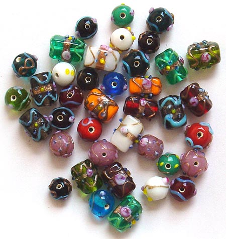 Fancy Decorative Glass Beads M
